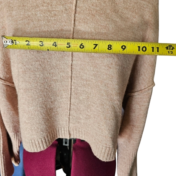 Topshop Soft Knit Cowl Neck Dusty Pink Blush Sweater - Picture 6 of 10